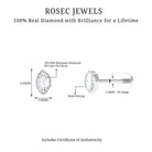 Rosec Jewels-Marquise Diamond Solitaire Earring for Tragus Piercing