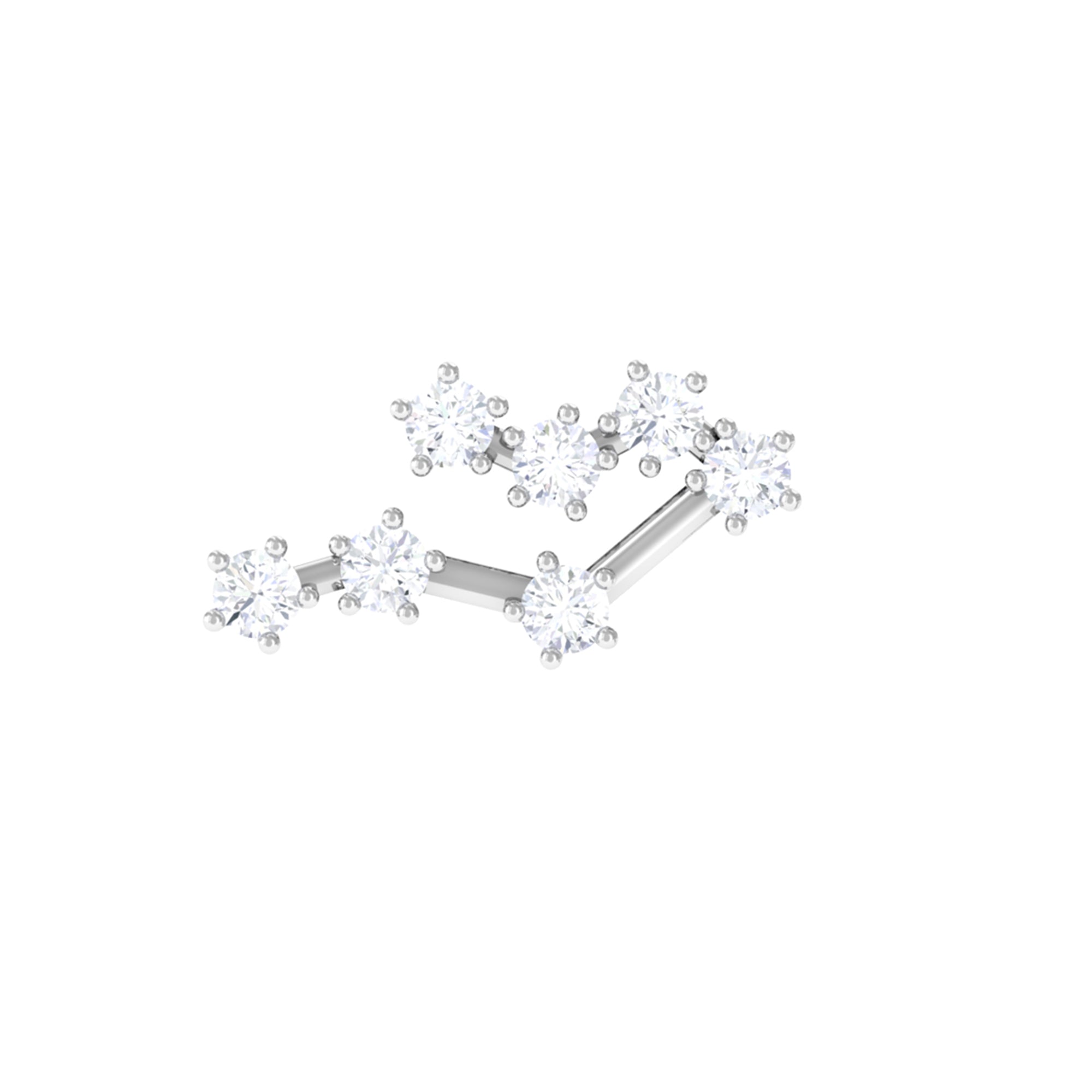 Rosec Jewels-Real Diamond Gemini Zodiac Cartilage Earring