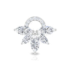 Rosec Jewels-Unique Marquise Diamond Cartilage Piercing Earring