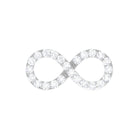 Rosec Jewels-Moissanite Gold Infinity Cartilage Earring