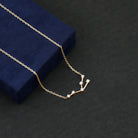 Moissanite Constellation Taurus Zodiac Sign Necklace Moissanite - ( D-VS1 ) - Color and Clarity - Rosec Jewels