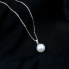 Natural Freshwater Pearl Solitaire Pendant Necklace - Rosec Jewels