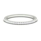 Natural Diamond Minimal Stackable Band Ring Diamond - ( HI-SI ) - Color and Clarity - Rosec Jewels