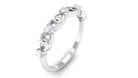 Diamond Interlock Infinity Band Ring Diamond - ( HI-SI ) - Color and Clarity - Rosec Jewels