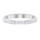 1/2 CT Bar Set Moissanite Half Eternity Ring Moissanite - ( D-VS1 ) - Color and Clarity - Rosec Jewels