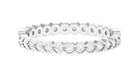 Full Eternity Band Ring with Natural Diamond Diamond - ( HI-SI ) - Color and Clarity - Rosec Jewels