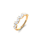 1.50 CT Pear Cut Zircon Elegant Eternity Ring Zircon - ( AAAA ) - Quality - Rosec Jewels