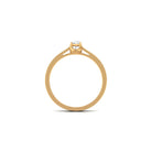 Minimal Round Diamond Promise Ring Diamond - ( HI-SI ) - Color and Clarity - Rosec Jewels