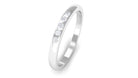 Five Stone Diamond Minimal Band Ring Diamond - ( HI-SI ) - Color and Clarity - Rosec Jewels