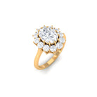 Princess Diana Inspired Simulated Diamond Engagement Ring Zircon - ( AAAA ) - Quality - Rosec Jewels